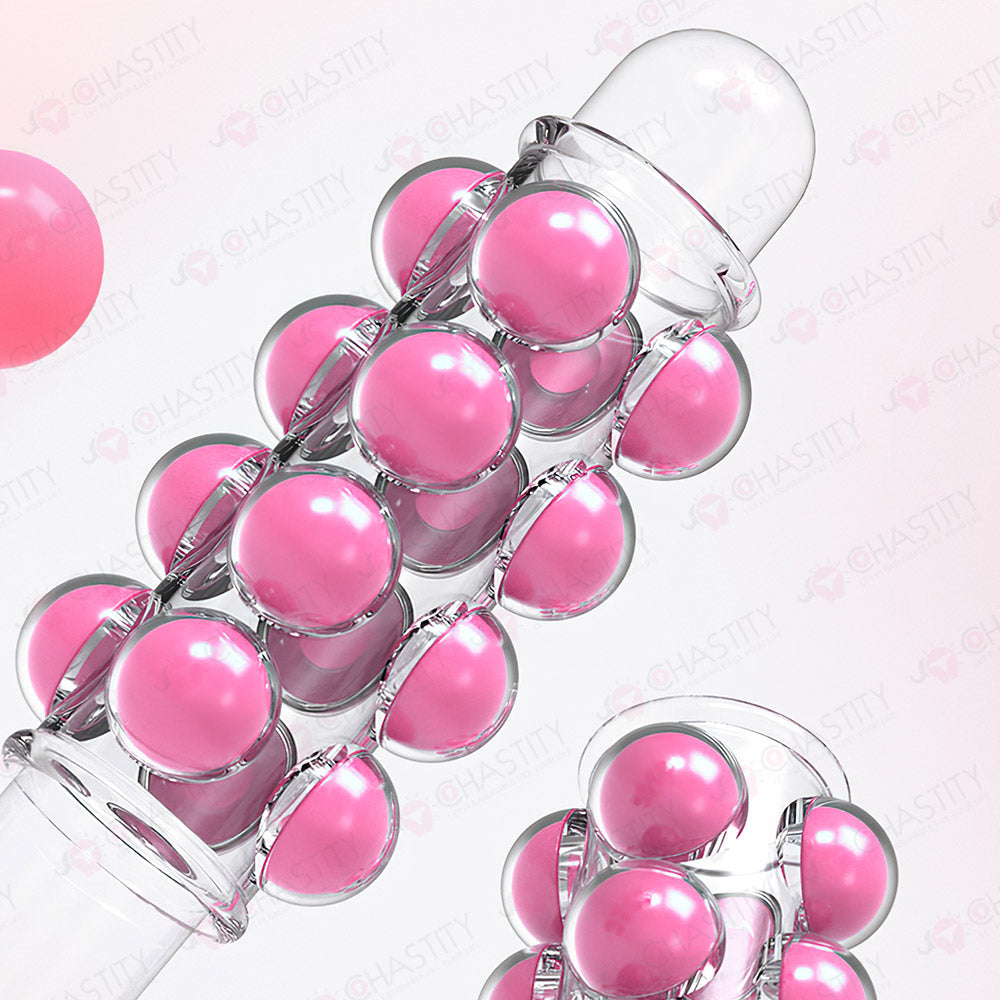 Extra Large Beaded Penis Sleeve