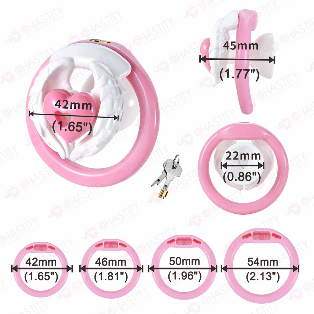 Featherlight Heartguard Wing Chastity Cage