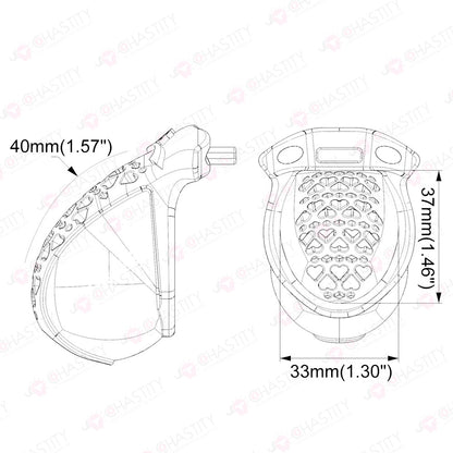 Femboy In Miss Abby Chastity Cage
