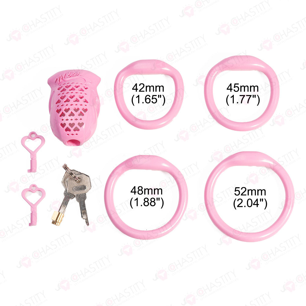 Femboy In Miss Abby Chastity Cage