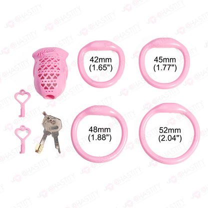 Femboy In Miss Abby Chastity Cage