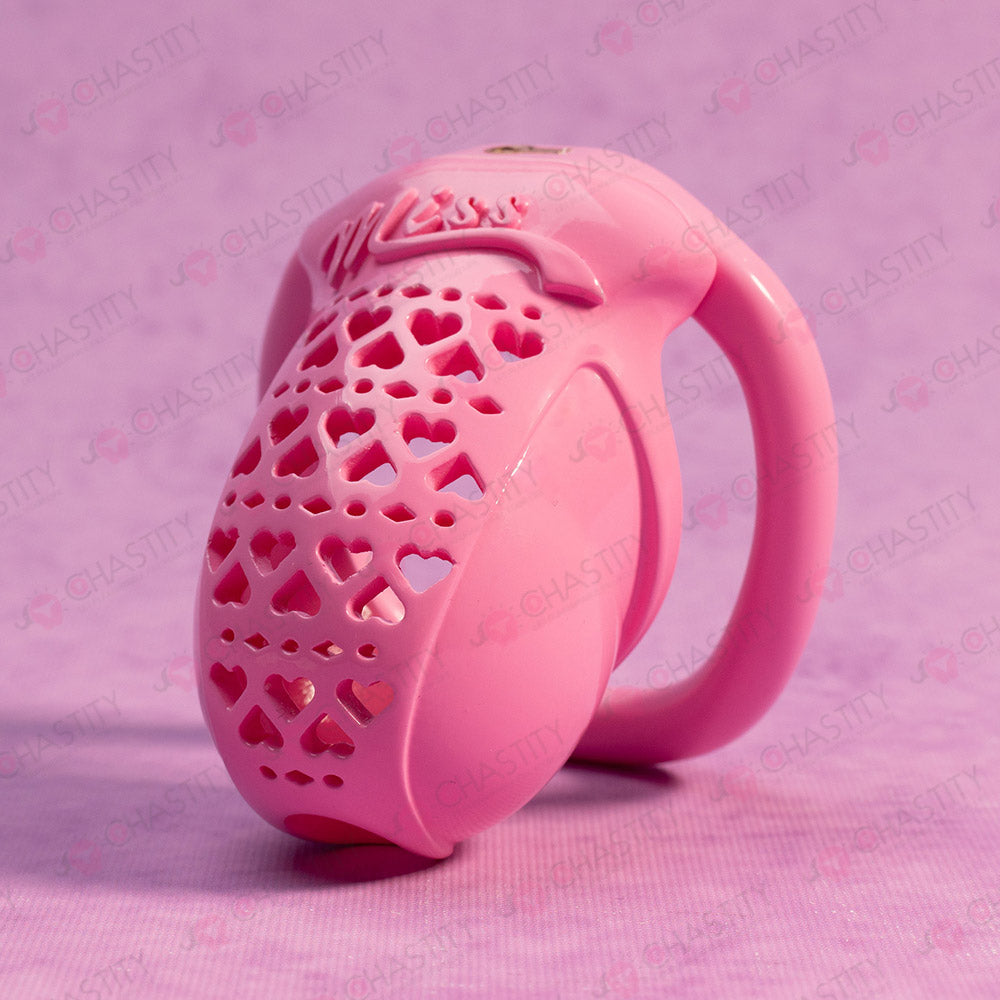 Femboy In Miss Abby Chastity Cage