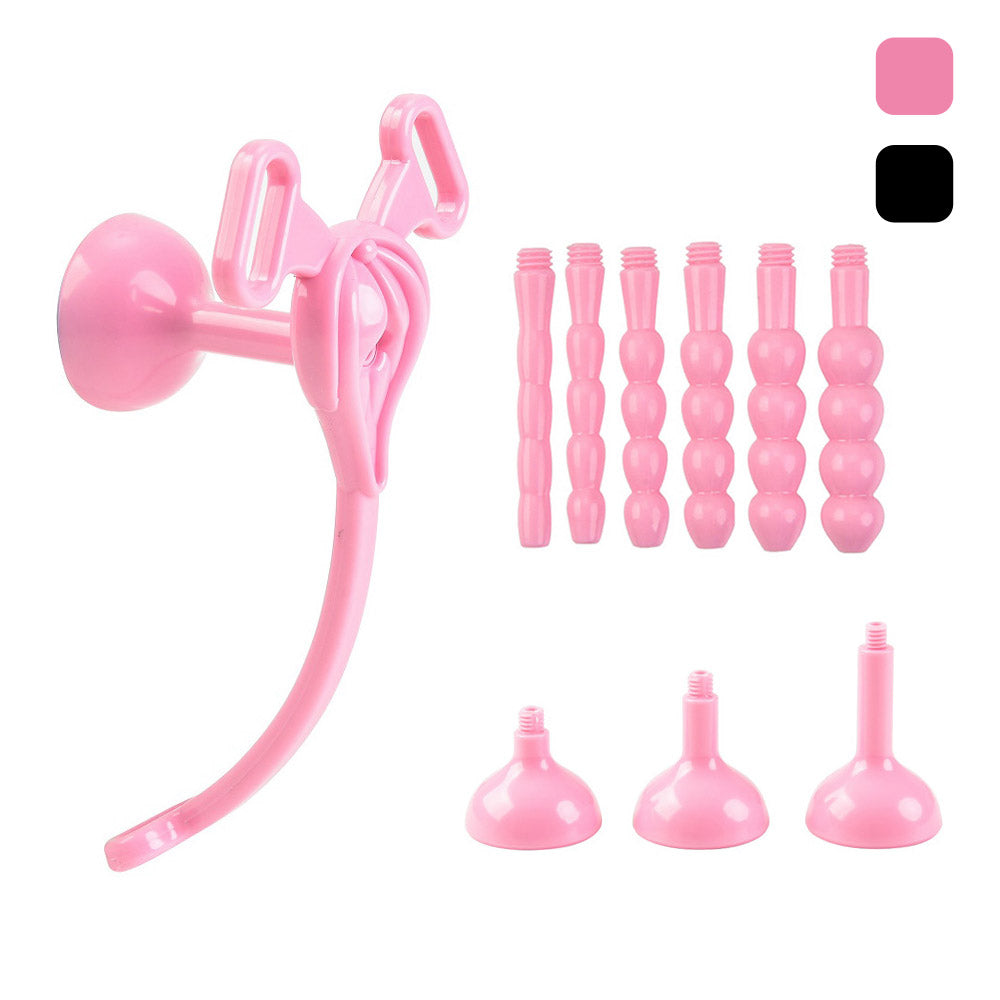 Feminization Chastity Device With Urethral Insert
