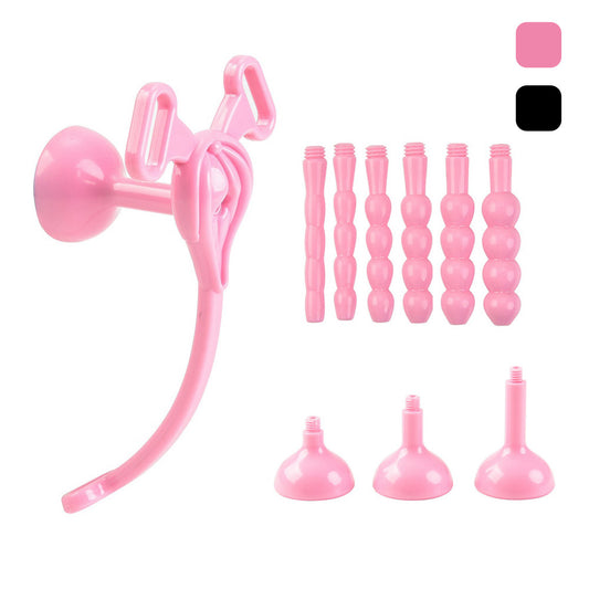 Feminization Chastity Device With Urethral Insert