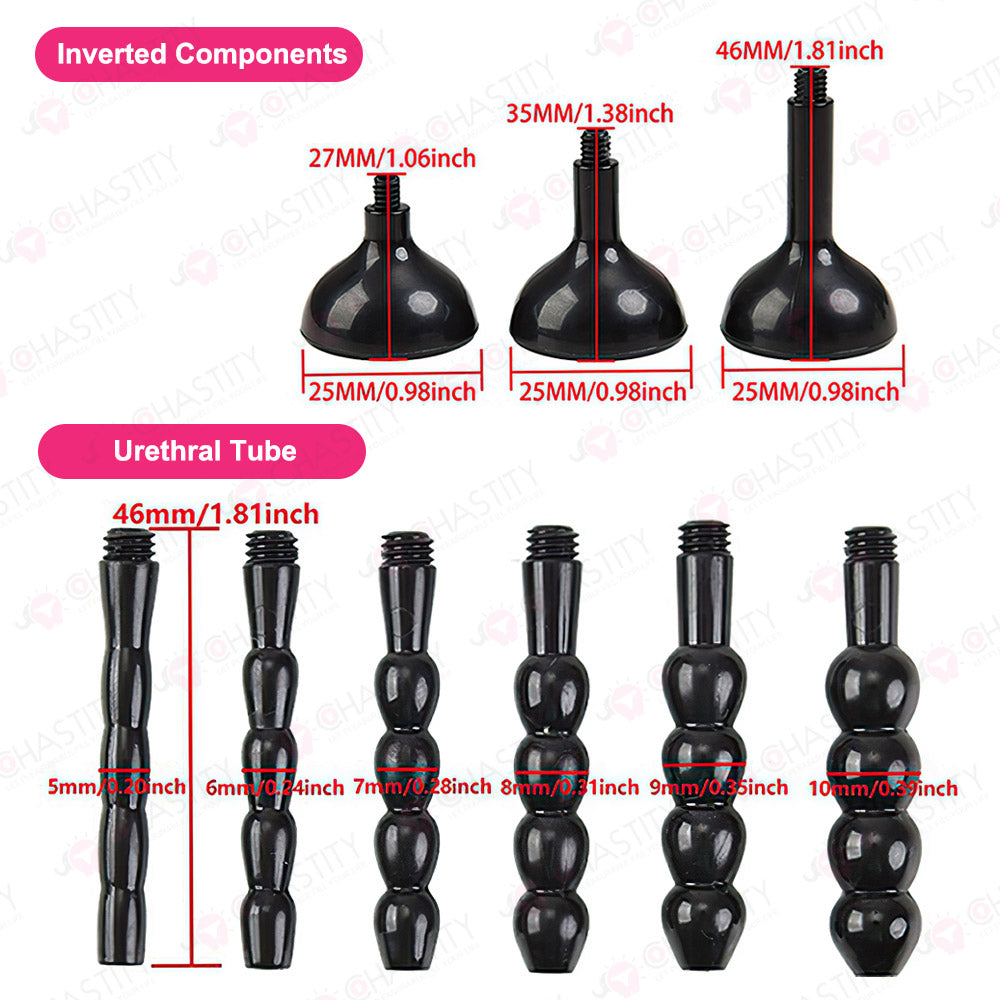 Feminization Chastity Device With Urethral Insert