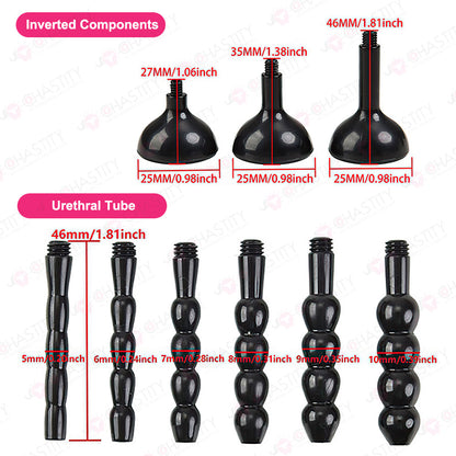 Feminization Chastity Device With Urethral Insert