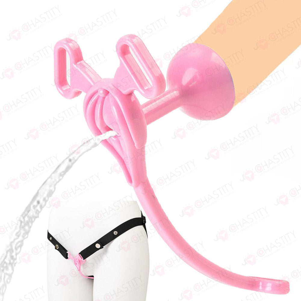 Feminization Chastity Device With Urethral Insert
