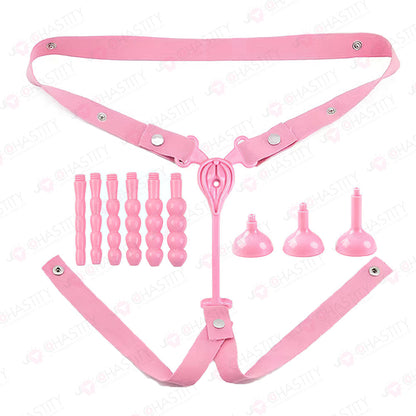 Feminization Chastity Device With Urethral Insert