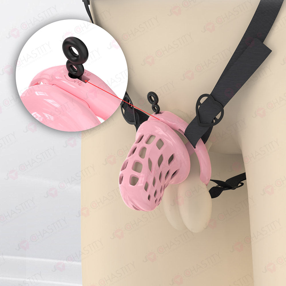 Fitting Chastity Cage - Hidden Lock Cylinder