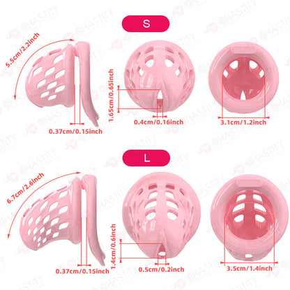 Fitting Chastity Cage - Hidden Lock Cylinder