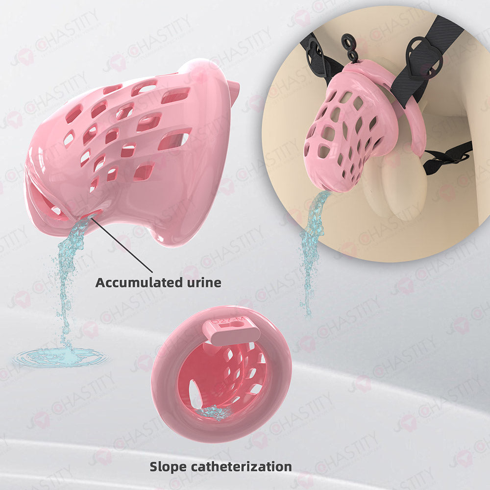 Fitting Chastity Cage - Hidden Lock Cylinder