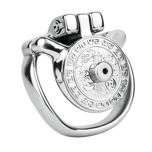 Flat Ancient Coin Nofap Chastity Cage
