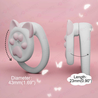 Flat Cat Paw Chastity Fetish