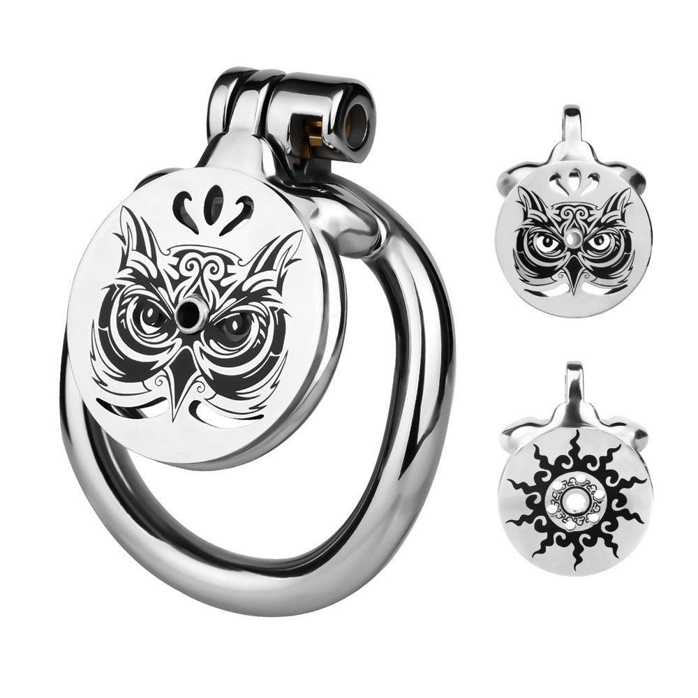 Flat Chastity Tattoo Cage
