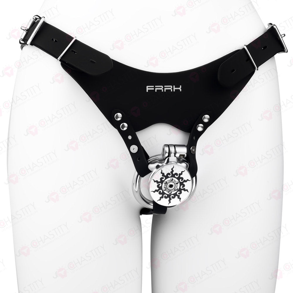 Flat Chastity Tattoo Cage