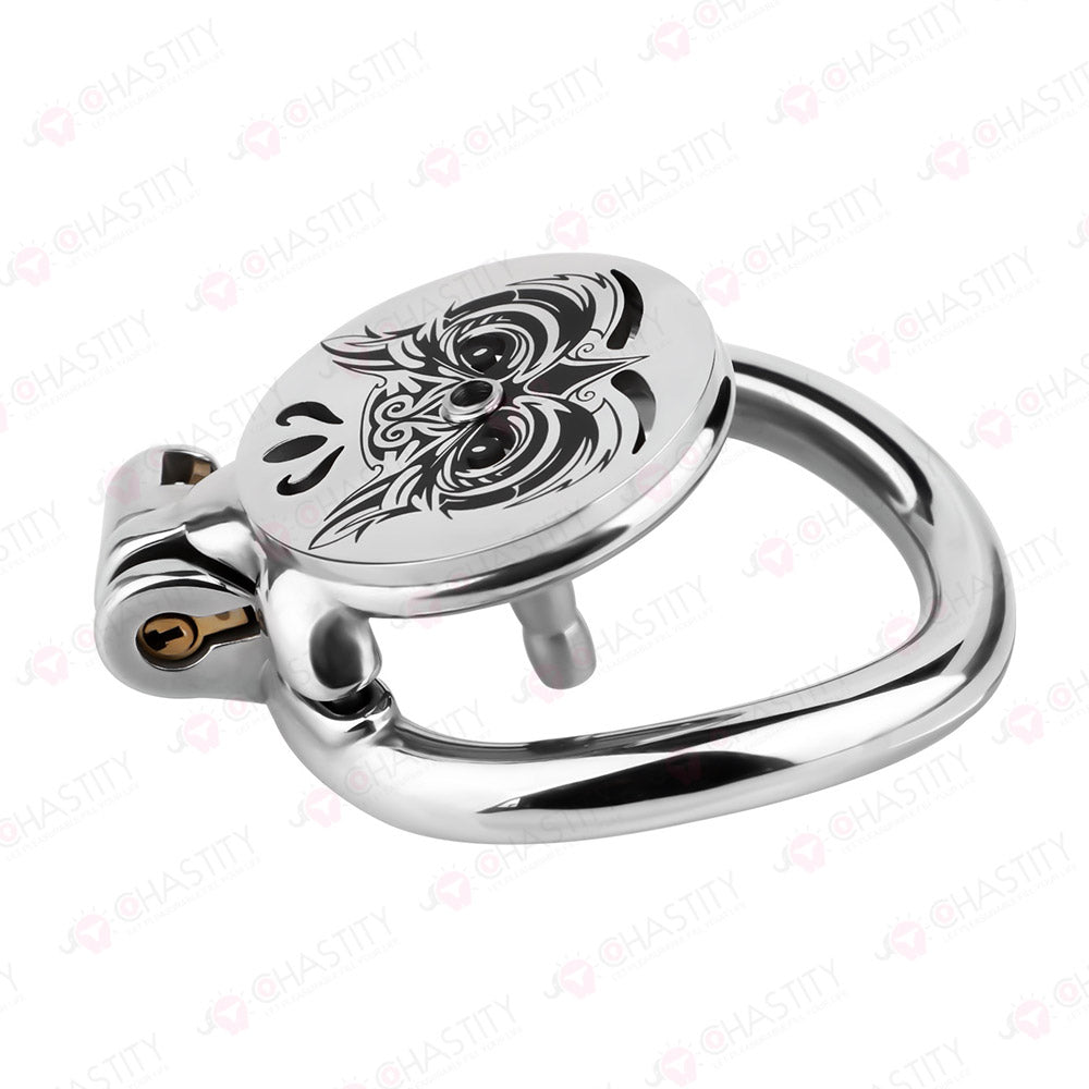Flat Chastity Tattoo Cage