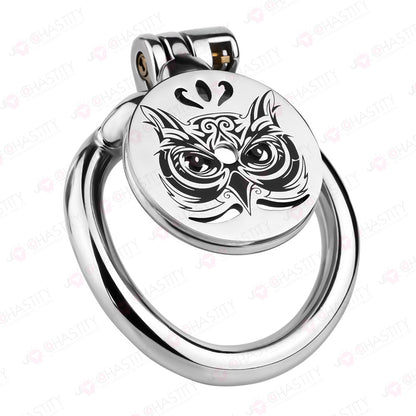 Flat Chastity Tattoo Cage