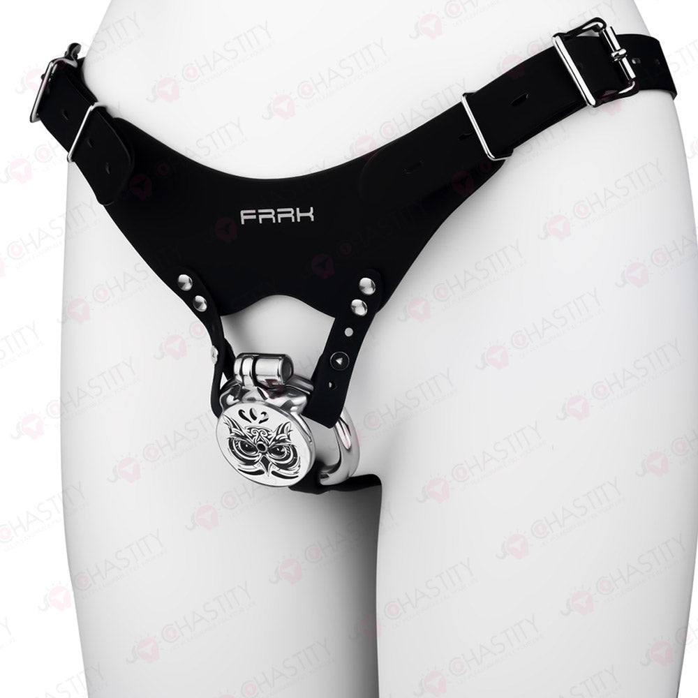 Flat Chastity Tattoo Cage