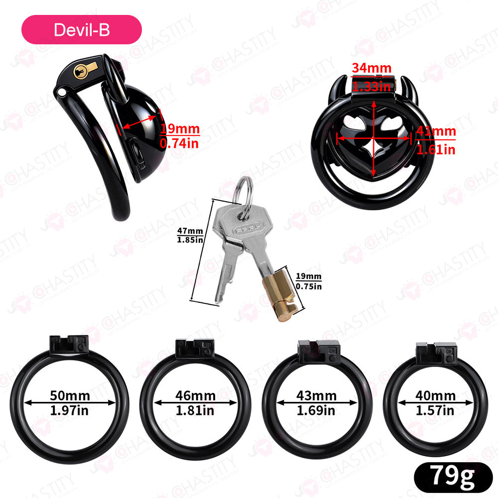 Flat Devil Black Cock Cage