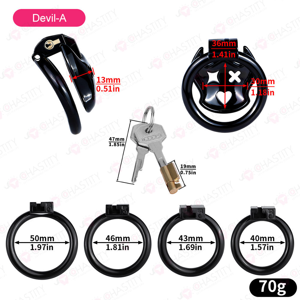 Flat Devil Black Cock Cage