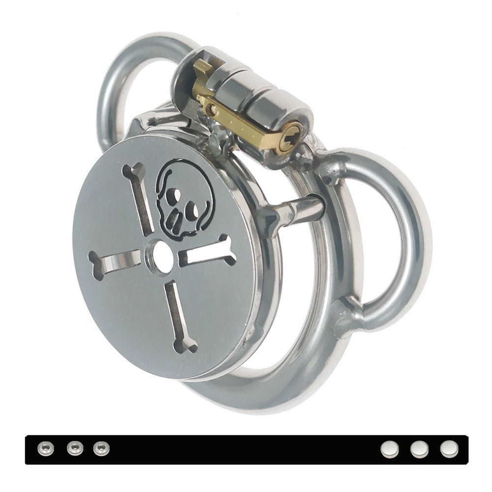 Flat Pirate Aggressor Chastity Device