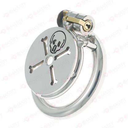 Flat Pirate Aggressor Chastity Device