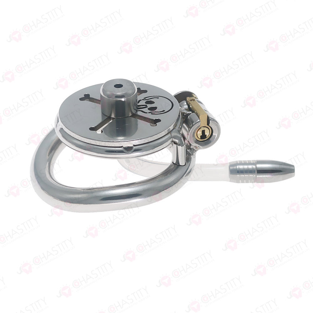 Flat Pirate Aggressor Chastity Device