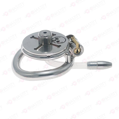 Flat Pirate Aggressor Chastity Device