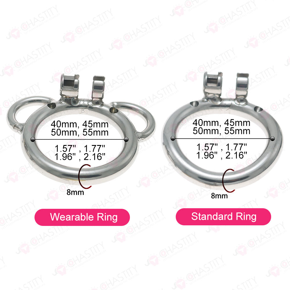 Flat Pirate Aggressor Chastity Device