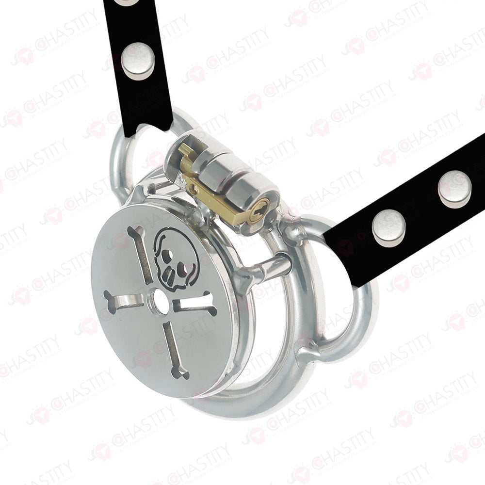 Flat Pirate Aggressor Chastity Device