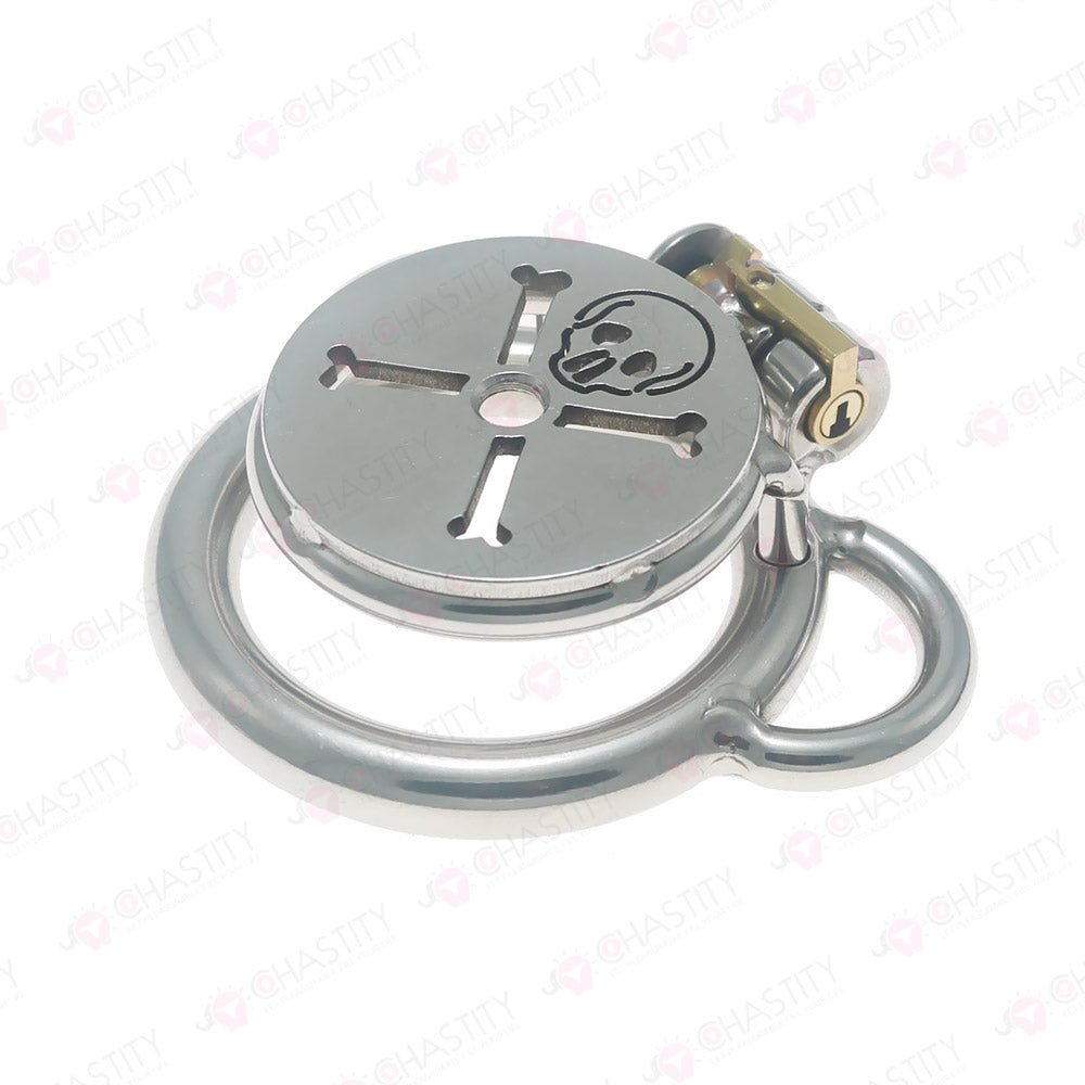 Flat Pirate Aggressor Chastity Device