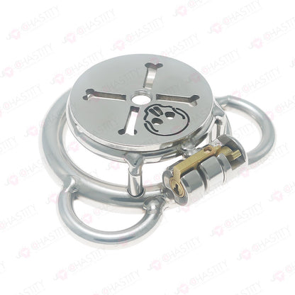 Flat Pirate Aggressor Chastity Device