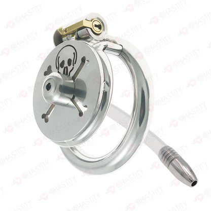 Flat Pirate Aggressor Chastity Device