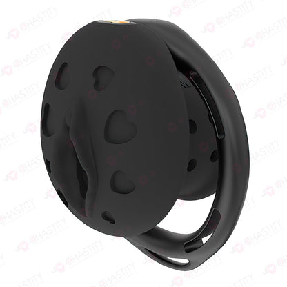 Flat Soft Silicone - Crossdresser In Chastity Cage