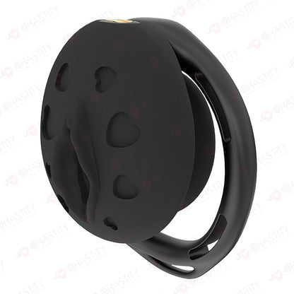 Flat Soft Silicone - Crossdresser In Chastity Cage