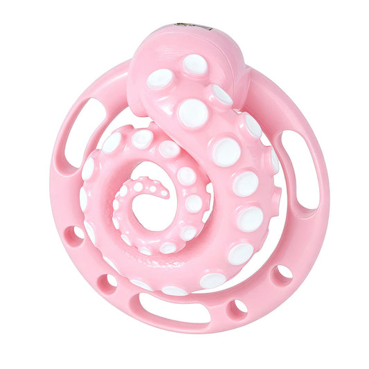 Flat Tentacle Coiled Chastity Cage