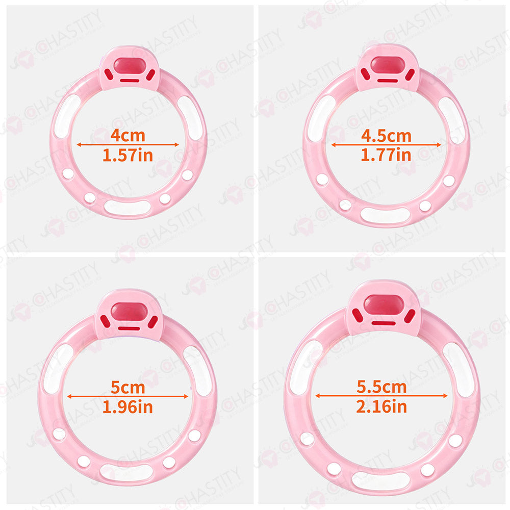 Flat Tentacle Coiled Chastity Cage