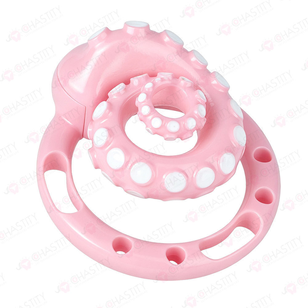 Flat Tentacle Coiled Chastity Cage