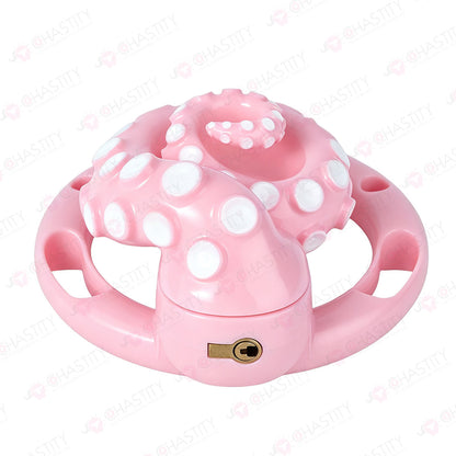 Flat Tentacle Coiled Chastity Cage