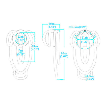 Fufu Clip With Belt