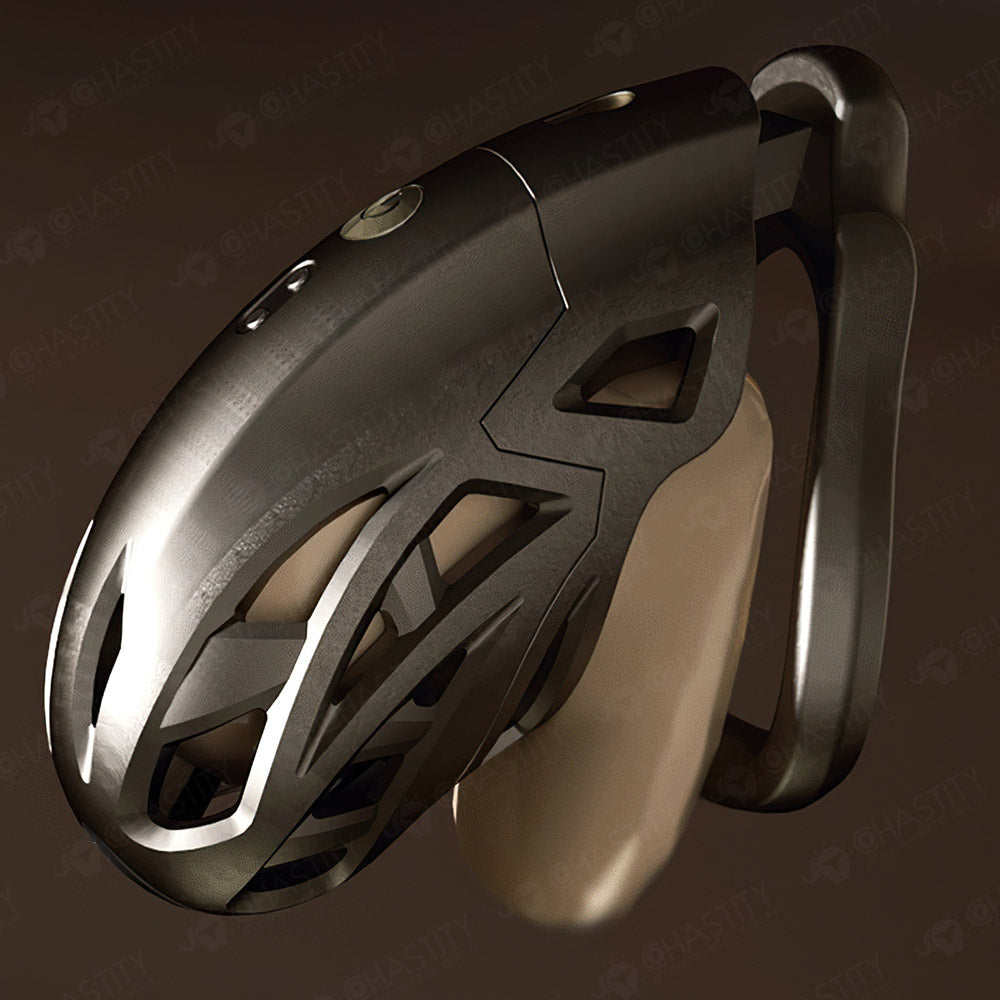 Future Warrior Armor App Controlled Cock Cage (Electric Shock)