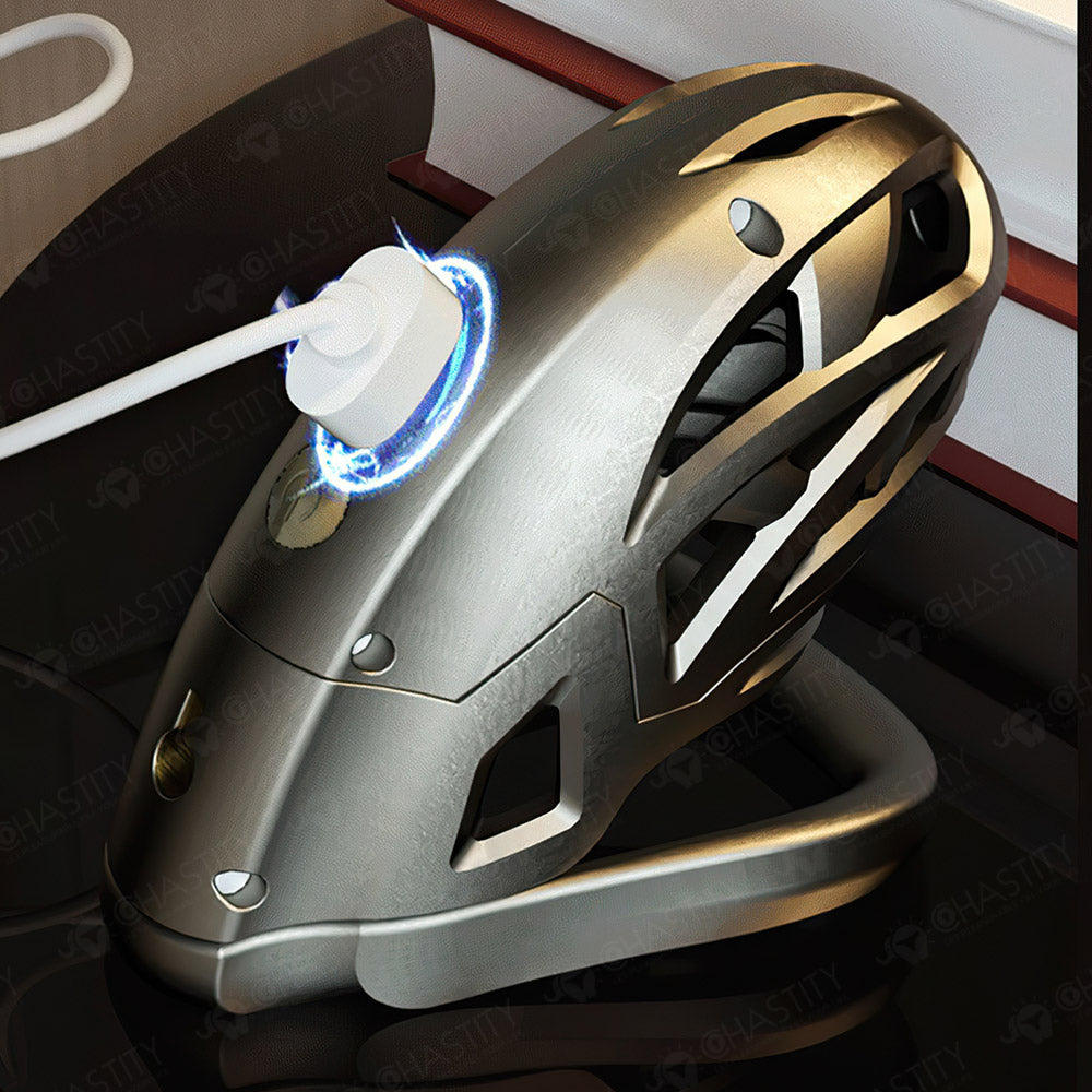 Future Warrior Armor App Controlled Cock Cage (Electric Shock)