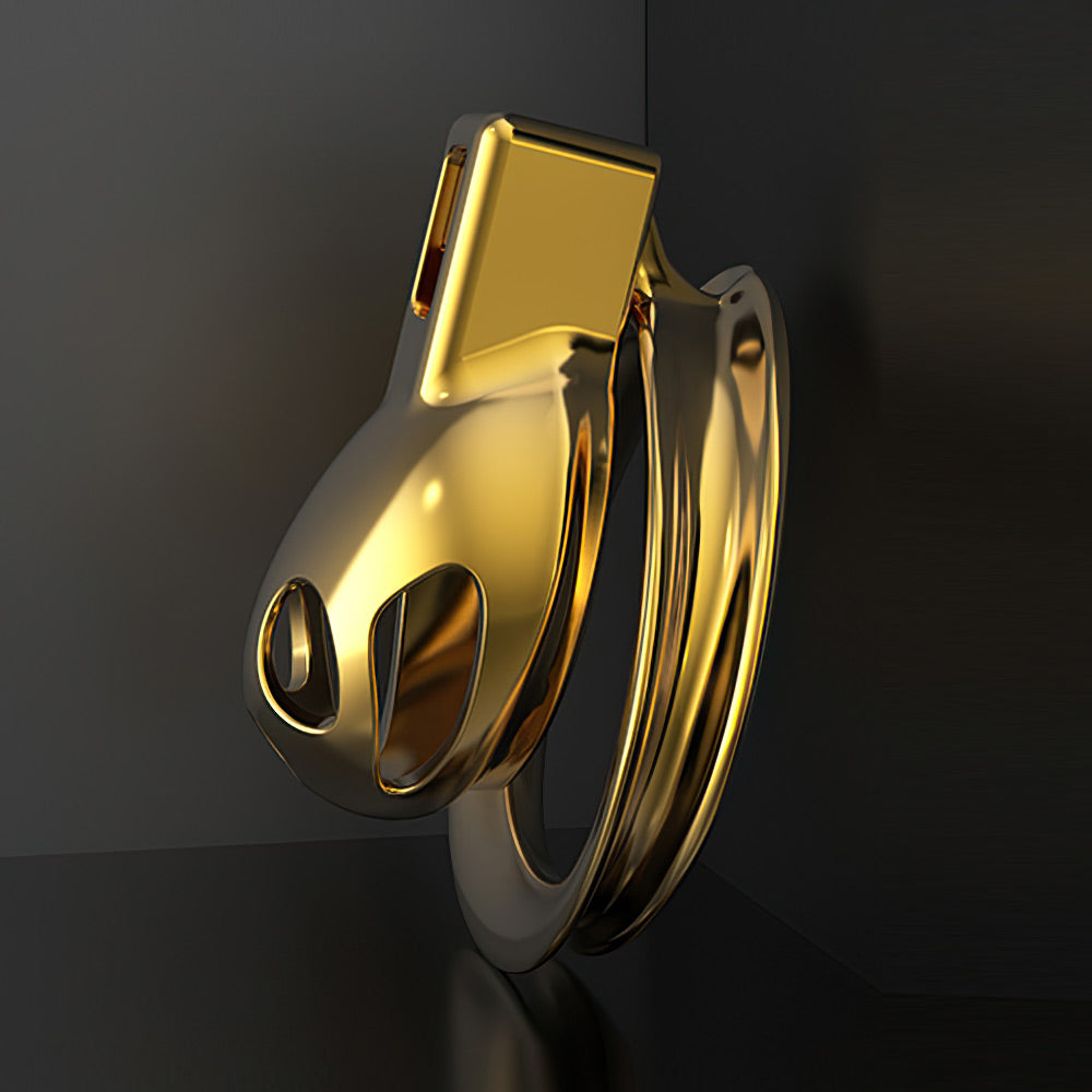 Golden Chastity Lock