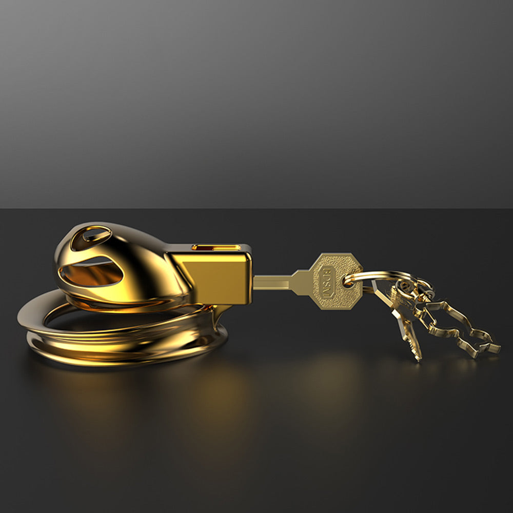 Golden Chastity Lock
