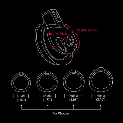 Golden Chastity Lock