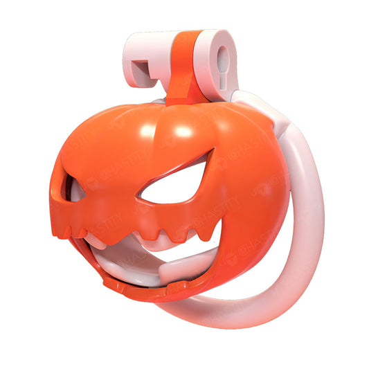 Halloween Jack-o'-lantern Chastity Cage