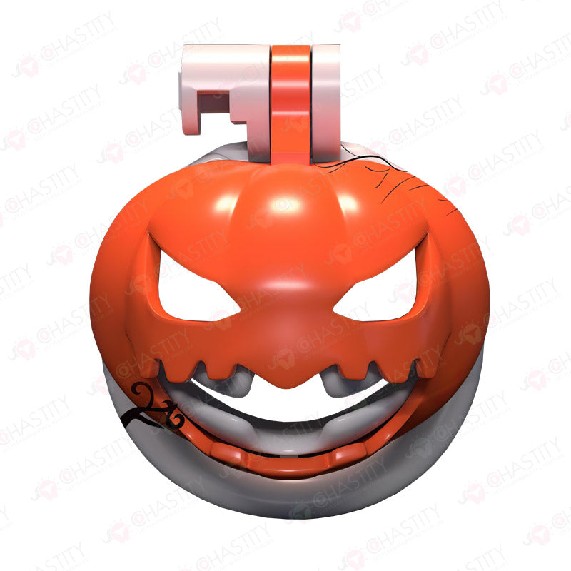 Halloween Jack-o'-lantern Chastity Cage