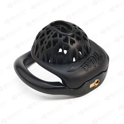 Heart Mesh Ultra Short Chastity Cage