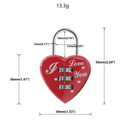 Heart Shaped Padlock