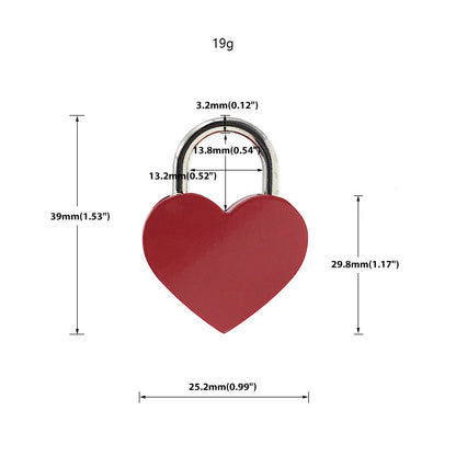 Heart Shaped Padlock